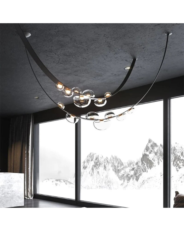 Chandelier BELT — designer chandelier, custom lighting by RODESIGNE