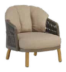VATICAN Lounge Armchair (Rope) — Outdoor by Rodesigne