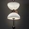 Wall Lamp ALBA by Rodesigne — alabaster wall sconce, antique bronze, dark background