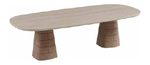 TONGA Dining Table W/Ceramic Top — Outdoor by Rodesigne