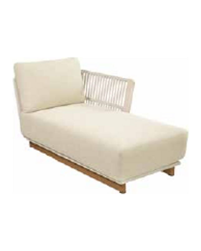 MARRAKECH Chaise Lounge Left Arm Module — Outdoor by Rodesigne