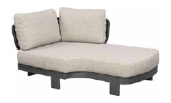 CAYENNE Chaise Lounge Left Arm Module — Outdoor by Rodesigne