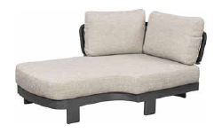 CAYENNE Chaise Lounge Right Arm Module — Outdoor by Rodesigne