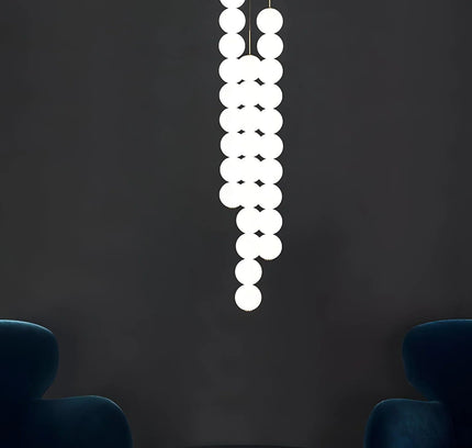 Pendant lamp ABACA by Rodesigne — glass modern pendant light, custom designer lighting by RODESIGNE