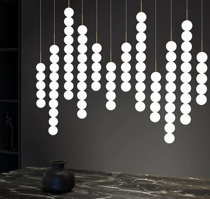 Pendant lamp ABACA by Rodesigne — glass modern pendant light, custom designer lighting by RODESIGNE