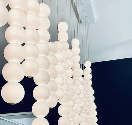 Pendant lamp ABACA by Rodesigne — glass modern pendant light, custom designer lighting by RODESIGNE