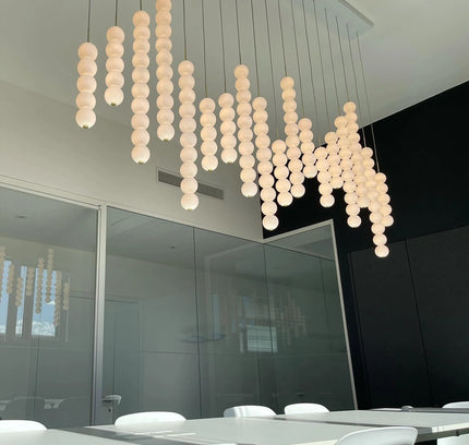 Pendant lamp ABACA by Rodesigne — glass modern pendant light, custom designer lighting by RODESIGNE