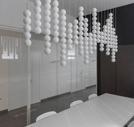 Pendant lamp ABACA by Rodesigne — glass modern pendant light, custom designer lighting by RODESIGNE
