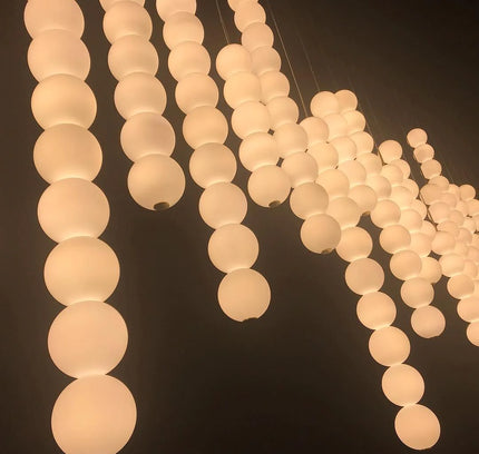 Pendant lamp ABACA by Rodesigne — glass modern pendant light, custom designer lighting by RODESIGNE