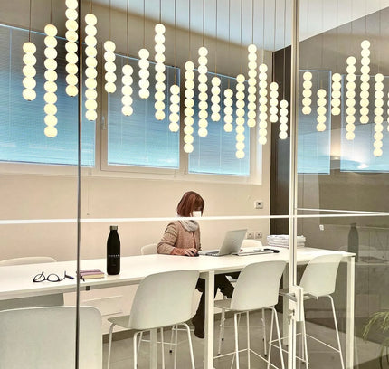 Pendant lamp ABACA by Rodesigne — glass modern pendant light, custom designer lighting by RODESIGNE