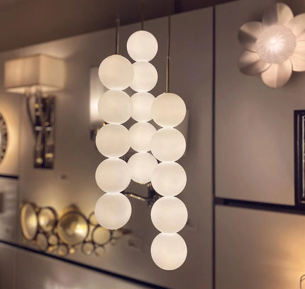 Pendant lamp ABACA by Rodesigne — glass modern pendant light, custom designer lighting by RODESIGNE
