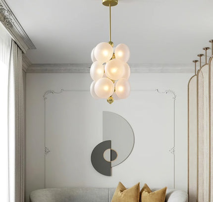 Chandelier MALLEY by Rodesigne — glass designer chandelier, custom lighting by RODESIGNE