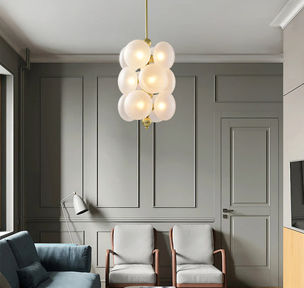 Chandelier MALLEY by Rodesigne — glass designer chandelier, custom lighting by RODESIGNE