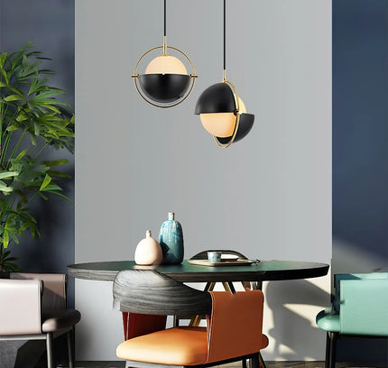 Pendant lamp ONIKS by Rodesigne — glass modern pendant light, custom designer lighting by RODESIGNE