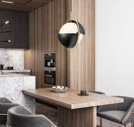 Pendant lamp ONIKS by Rodesigne — glass modern pendant light, custom designer lighting by RODESIGNE