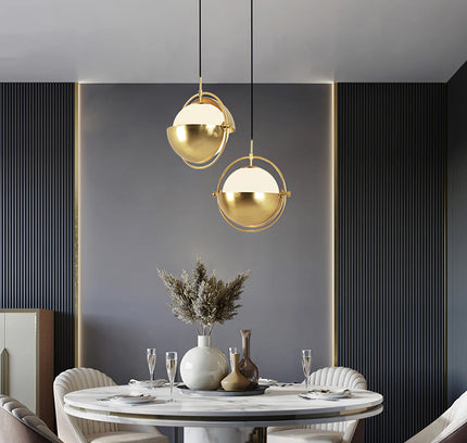 Pendant lamp ONIKS by Rodesigne — glass modern pendant light, custom designer lighting by RODESIGNE