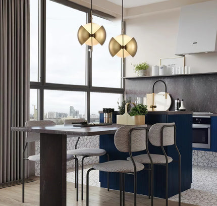 Pendant lamp ONIKS by Rodesigne — glass modern pendant light, custom designer lighting by RODESIGNE