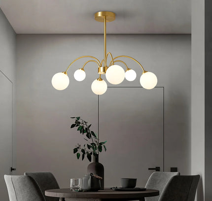 Chandelier PALES by Rodesigne — glass designer chandelier, custom lighting by RODESIGNE