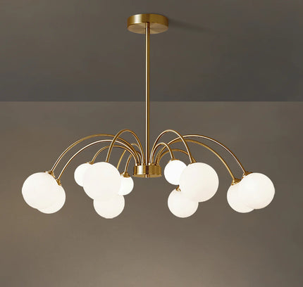 Chandelier PALES by Rodesigne — glass designer chandelier, custom lighting by RODESIGNE