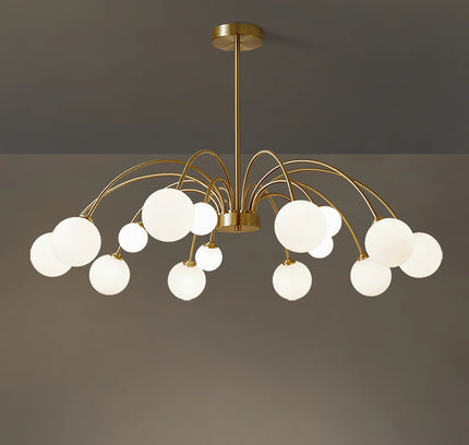 Chandelier PALES by Rodesigne — glass designer chandelier, custom lighting by RODESIGNE