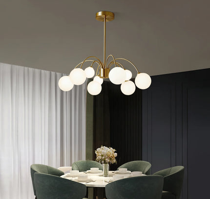 Chandelier PALES by Rodesigne — glass designer chandelier, custom lighting by RODESIGNE