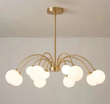 Chandelier PALES by Rodesigne — glass designer chandelier, custom lighting by RODESIGNE