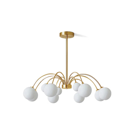 Chandelier PALES by Rodesigne — glass designer chandelier, custom lighting by RODESIGNE