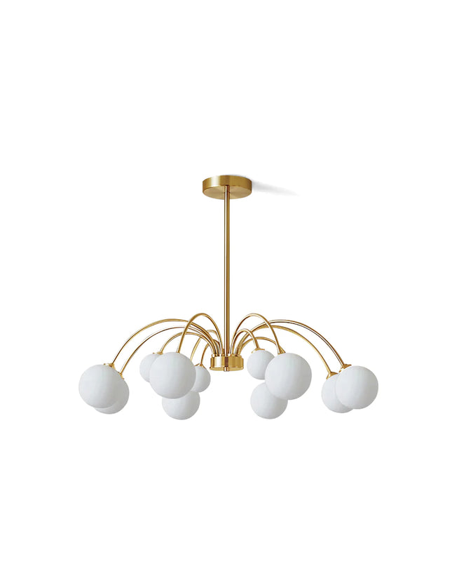 Chandelier PALES by Rodesigne — glass designer chandelier, custom lighting by RODESIGNE