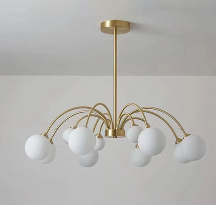 Chandelier PALES by Rodesigne — glass designer chandelier, custom lighting by RODESIGNE