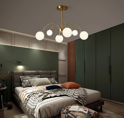 Chandelier PALES by Rodesigne — glass designer chandelier, custom lighting by RODESIGNE