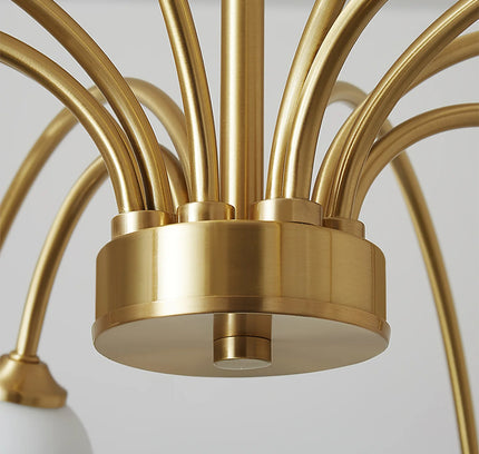 Chandelier PALES by Rodesigne — glass designer chandelier, custom lighting by RODESIGNE