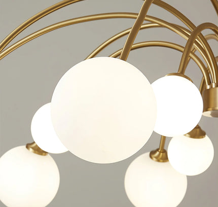 Chandelier PALES by Rodesigne — glass designer chandelier, custom lighting by RODESIGNE