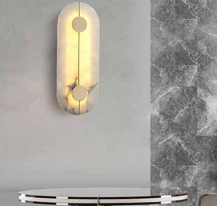 Wall lamp (Sconce) ARTIS by Rodesigne — alabaster wall sconce lamp, designer lighting by RODESIGNE