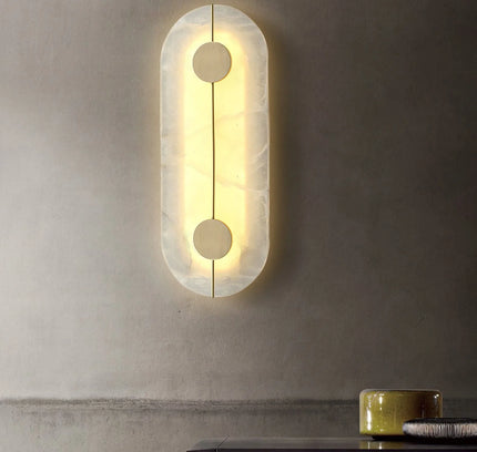 Wall lamp (Sconce) ARTIS by Rodesigne — alabaster wall sconce lamp, designer lighting by RODESIGNE