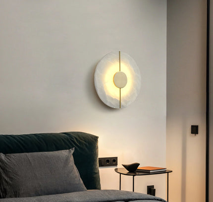 Wall lamp (Sconce) ARTIS by Rodesigne — alabaster wall sconce lamp, designer lighting by RODESIGNE