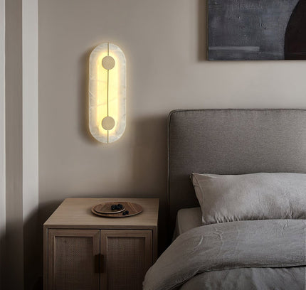 Wall lamp (Sconce) ARTIS by Rodesigne — alabaster wall sconce lamp, designer lighting by RODESIGNE