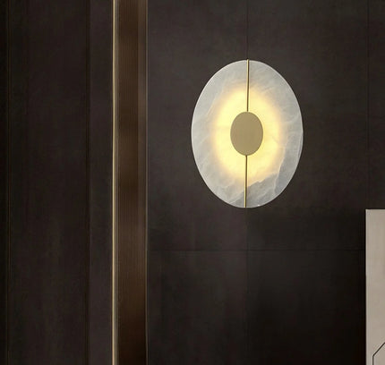Wall lamp (Sconce) ARTIS by Rodesigne — alabaster wall sconce lamp, designer lighting by RODESIGNE