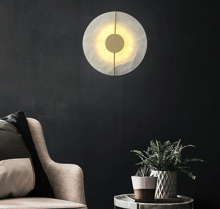 Wall lamp (Sconce) ARTIS by Rodesigne — alabaster wall sconce lamp, designer lighting by RODESIGNE