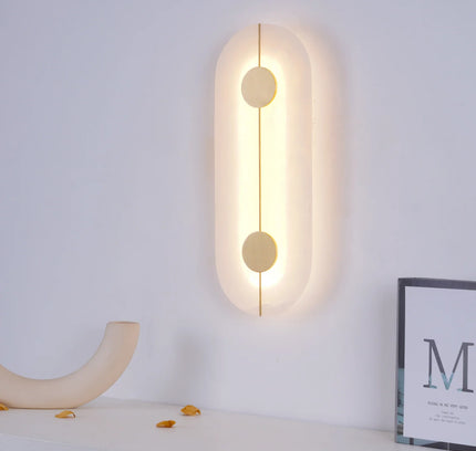 Wall lamp (Sconce) ARTIS by Rodesigne — alabaster wall sconce lamp, designer lighting by RODESIGNE