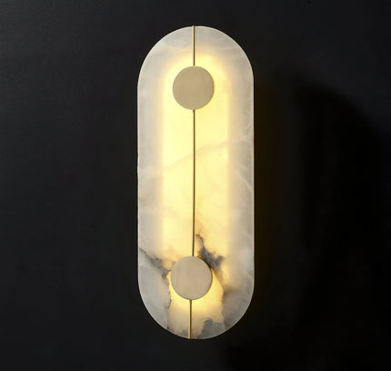 Wall lamp (Sconce) ARTIS by Rodesigne — alabaster wall sconce lamp, designer lighting by RODESIGNE