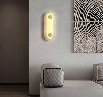 Wall lamp (Sconce) ARTIS by Rodesigne — alabaster wall sconce lamp, designer lighting by RODESIGNE