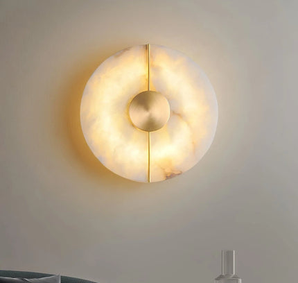 Wall lamp (Sconce) ARTIS by Rodesigne — alabaster wall sconce lamp, designer lighting by RODESIGNE