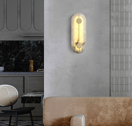 Wall lamp (Sconce) ARTIS by Rodesigne — alabaster wall sconce lamp, designer lighting by RODESIGNE