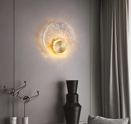 Wall lamp (Sconce) AURA by Rodesigne — brass wall sconce lamp, designer lighting by RODESIGNE