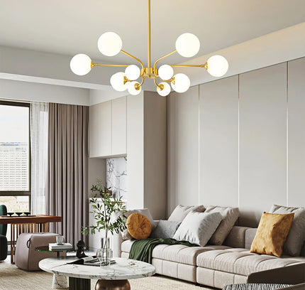 Chandelier BALU by Rodesigne — brass designer chandelier, custom lighting by RODESIGNE