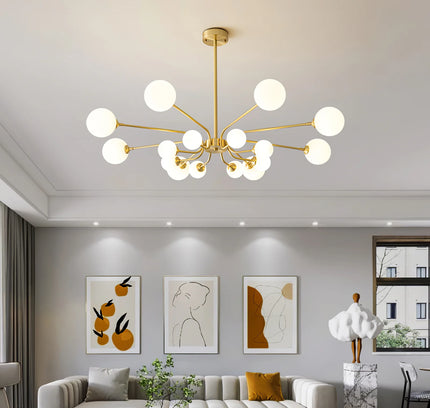 Chandelier BALU by Rodesigne — brass designer chandelier, custom lighting by RODESIGNE