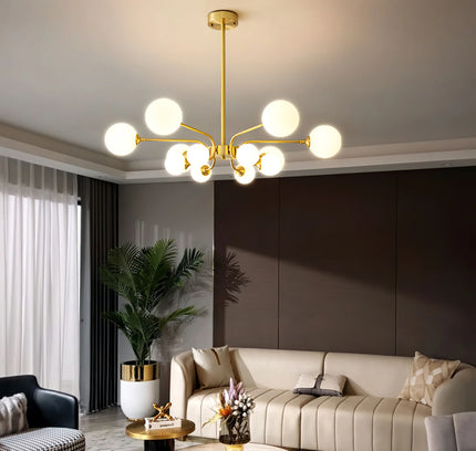 Chandelier BALU by Rodesigne — brass designer chandelier, custom lighting by RODESIGNE