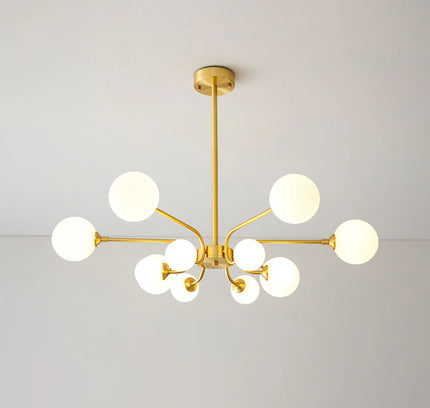 Chandelier BALU by Rodesigne — brass designer chandelier, custom lighting by RODESIGNE