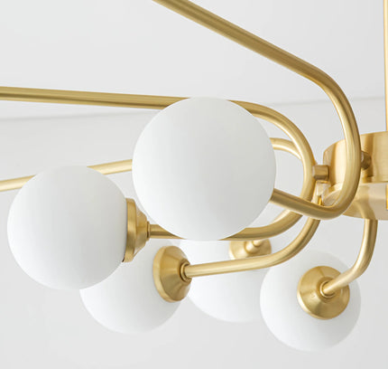 Chandelier BALU by Rodesigne — brass designer chandelier, custom lighting by RODESIGNE
