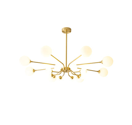 Chandelier BALU by Rodesigne — brass designer chandelier, custom lighting by RODESIGNE